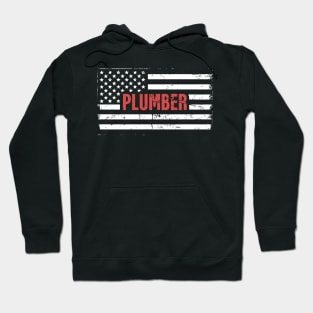 American Flag | Plumber Gift Hoodie